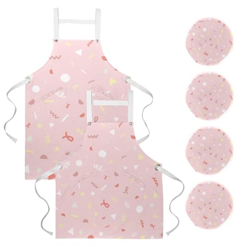 Tablier de cuisine lot de 2 pour éviter les taches en pâtisserie et travail