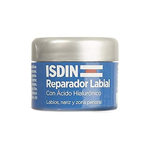 ISDIN Reparador Labial Bálsamo, Repara labios, nariz y zona perioral, con ácido hialurónico, 10ml