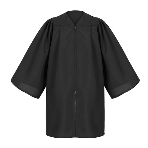 Image of Matte Kindergarten Preschool Graduation Gown and Cap Set with Year Tassel for Kids