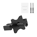  VEVOR Fixation Invisible pour Lame de Terrasse Composite, 500 PCS, Clips T Fixation Cachée en Plastique PP avec Vis Métalliques, Compatible avec Lames de Terrasse d\'Écart 6,5 mm et de Hauteur 10 mm