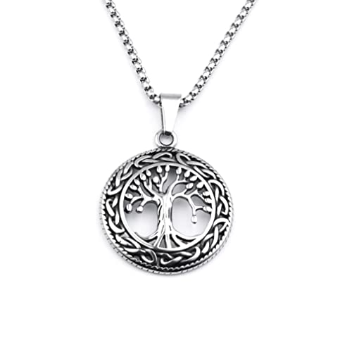 Necklace For Women Family Tree Of Life Pendant Necklace With 23.6'' Stainless Steel Chain For Mom Dainty Jewelry Anniversary Birthday Gifts For Women Girls Grandma Wife Daughter Her Yourself #TOP4