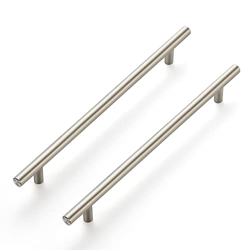 Image of Ravinte 18 Pack 11-3 /10 Inch Cabinet Handles Brushed Nickel Stainless Steel Cabinet Handles Kitchen Cupboard Pulls 8-13 /16 inch Hole Center