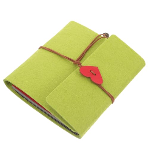 Cabilock Álbum de Fotos DIY con Cubierta de Fieltro Álbum de Amigos y Familia y Práctico Scrapbooking y Conmemoraciones