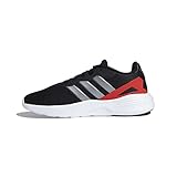 adidas Nebzed Cloudfoam, Zapatillas para Hombre, Core Black Iron Met Vivid Red, 42 EU