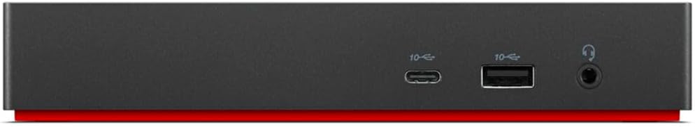 Lenovo ThinkPad Universal Smart USB-C Dock 96W 4K, HDMI, USB-C, DisplayPort, Bundled with Bluetooth Mini U Speaker with Built-in Mic, 4 Hour Playback image 3
