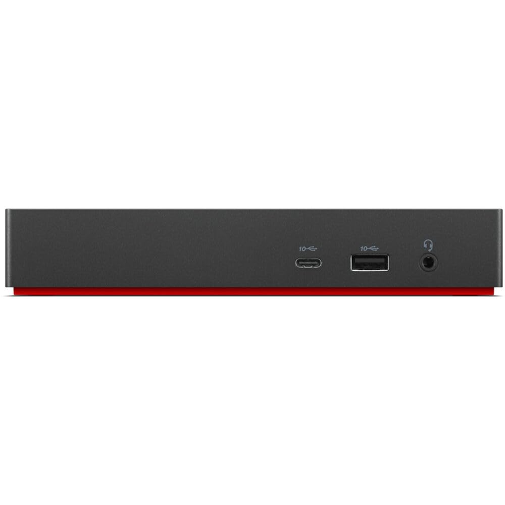 Lenovo ThinkPad Station d'accueil universelle intelligente USB-C 96 W 4K, HDMI, USB-C, DisplayPort, livrée avec haut-parleur Bluetooth Mini U avec micro intégré, 4 heures de lecture
