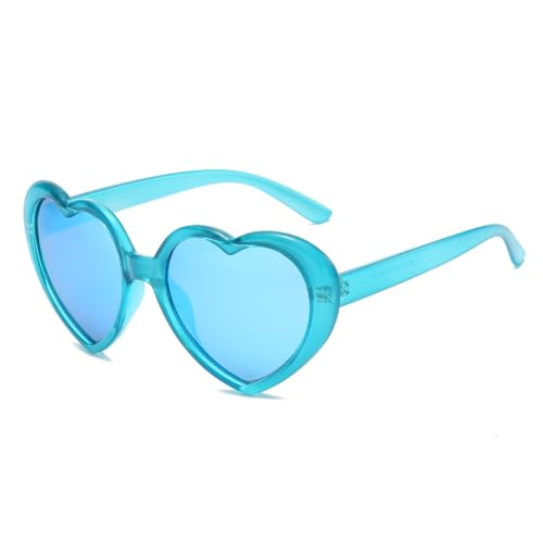 Polarized Heart Shaped Sunglasses for Women, Oversized Vintage Fashion Eyewear