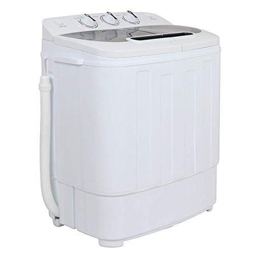 Zeny Portable Mini Twin Tub Washing Machine 13lbs Capacity Import It All