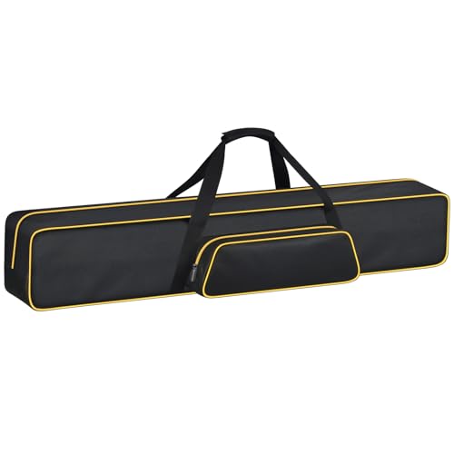 Image of Pole Saw Bag for WORX /for DEWALT /for Greenworks /for EGO Power+ /for BLACK+DECKER Electric Telescoping ChainSaw, Cordless Power Saw Storage Case for Extension Tree Trimmer Attachment(Box Only)-Yellow