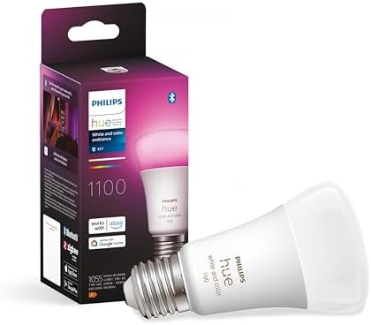Philips Hue White and Color Ambiance, ampoule LED connectée E27, ...