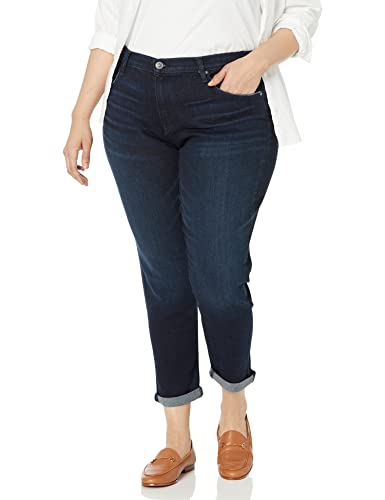 Hudson Women's Lana Mid-Rise Slim Boyfriend Ankle Jean, Baby Tonight, 26