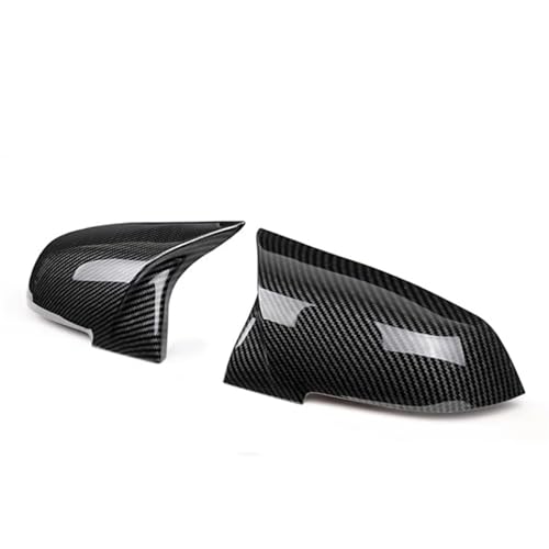 �ԗp �o�b�N �T�C�h�~���[�J�o�[ 1 2 3 4�V���[�Y F20 F30 F31 F32 F36 320i 328i 330d 335i 2012-2024���b�N�����X�^�C���J�[�{���t�@�C�o�[�~���[�J�o�[(Carbon fiber pattern)