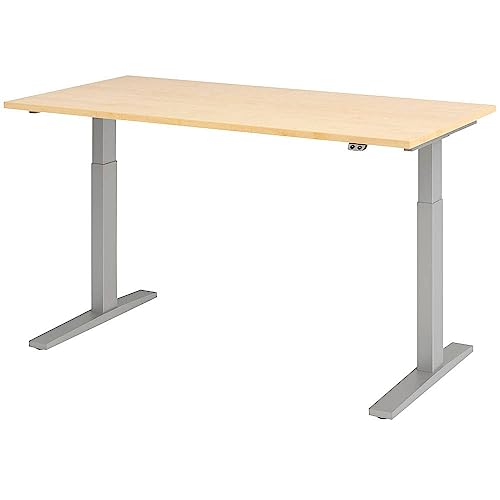 Hammerbacher Sitz-Steh-Schreibtisch EL.160x80cm Schreibplatte...