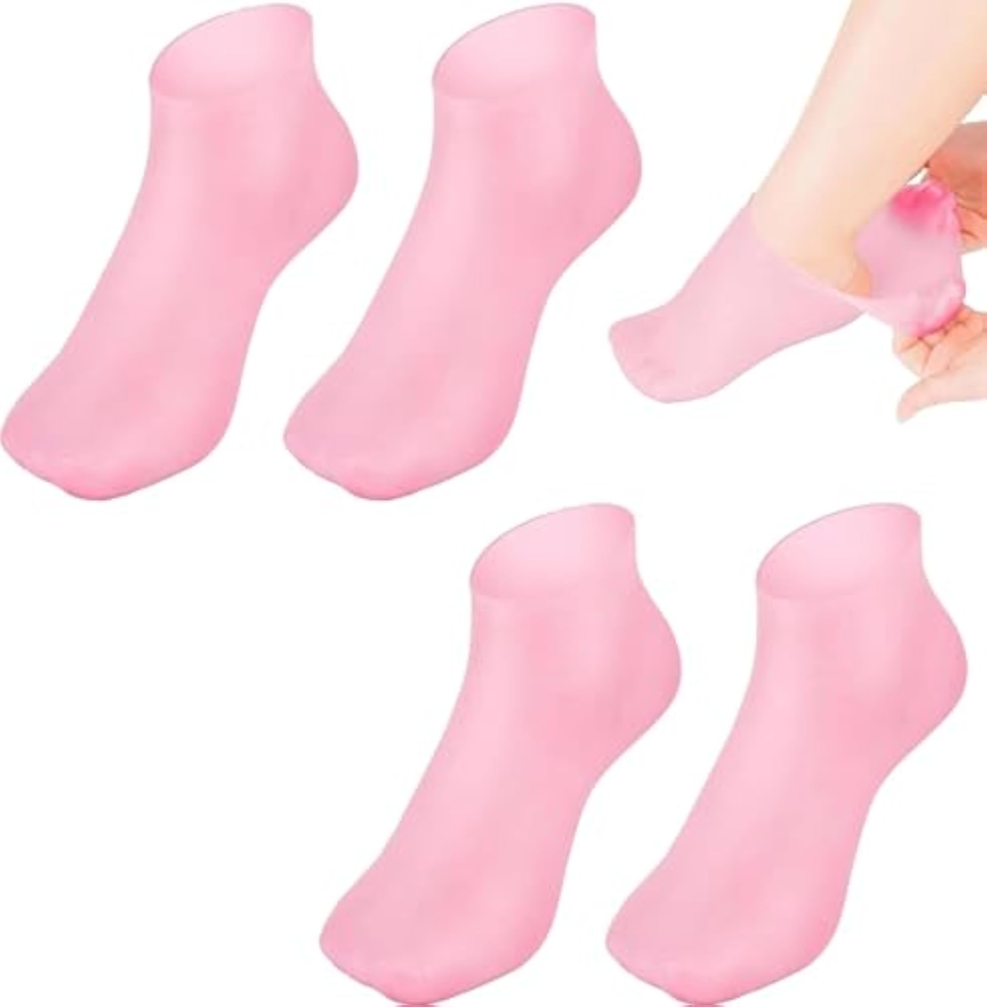 Silicone Full Foot Socks for Cracked Skin Relief
