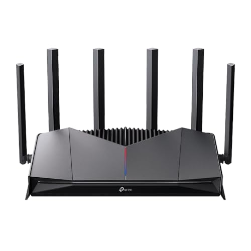 TP-Link Archer GE400 BE6500 Dual-Band Wi-Fi 7 Gaming Router | 6,5 Gbit/s Geschwindigkeit | 2× 2,5G WAN LAN + 3× 1G LAN | USB 3.0 | 6 Antennen | RGB Gaming Panel | Kompatibel mit Alexa & Google