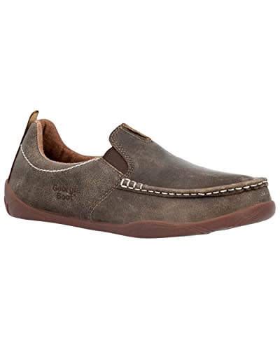 Image of Georgia Boot Men's Cedar Falls Moc-Toe Slip On Shoes