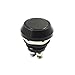 Yakamoz 12mm 1/2" Metal Momentary Push Button Switch 2A/36V DC SPST 1NO Industrial Car Switch - Black Shell