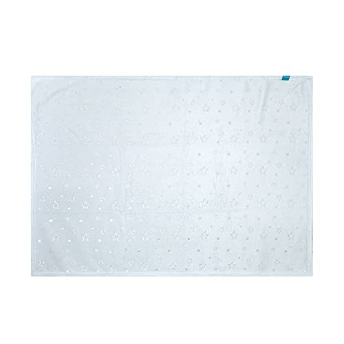 Cobertor Infantil Estrela Branco, Clingo, Branco