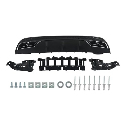 Difusor trasero estilo C63 para Benz Clase C W205 S205: Solución de estilo AMG Line 2015-2018