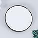 Round Mirror 7.5cm 5X Magnifying Mirror Suction Cup Magnified Makeup Mirror Suction Cup Mirror for Precise Details Makeup Application (Black) Compact Mirror