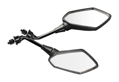 Rétroviseurs moto 10mm convexes arrière pour guidon de vélo électrique