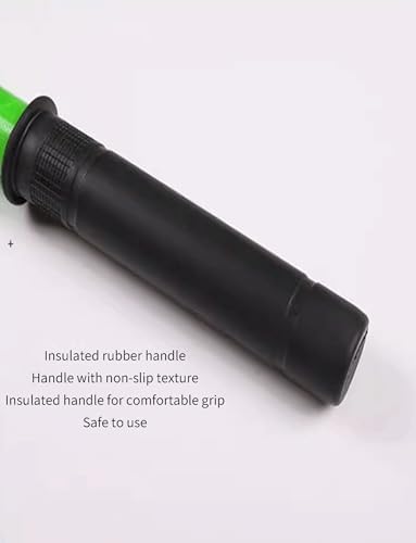 High Voltage Insulated Hook Stick, 0.4Kv-220Kv, Detachable Hook, 300cm/117in, Safety Utility Tool for Electricians, Includes Storage Bag (Green)