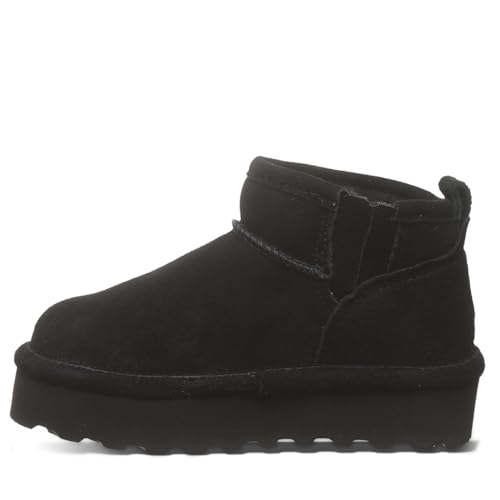 BEARPAW Retro Shorty Youth Boot | Youth's Ankle Boot | Youth's Slip On Boot | Comfortable Winter Boot2