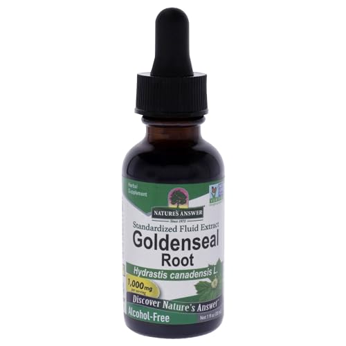 Natures Answer Goldenseal Root | Herbal Supplement | Supports A Healthy Immune System | Gluten-Free & Alcohol-Free 1oz