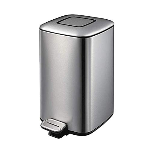 Poubelle à pédale 9L anti-odeur en métal pour éliminer les déchets de cuisine