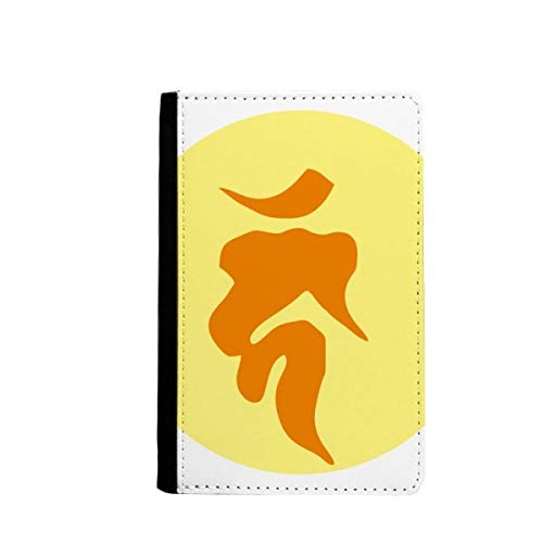 Étui pour passeport motif sanskrit pochette de protection voyage imperméable