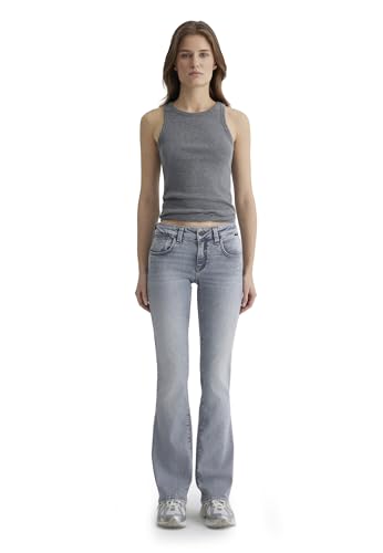 Mavi Damen Bella MID-Rise Jeans, Grey Brushed STR, 30/32 4