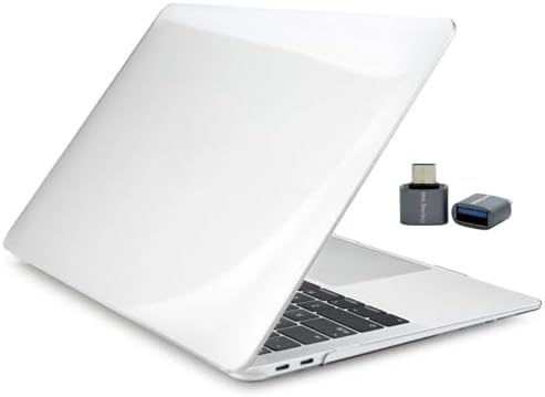 McStorey MacBook Pro Kılıf 14.2 inç M5-M4-M3-M2-M1 Uyumlu Kristal Parlak Sert Kapak İnce Hafif Çizilme Darbe Koruyucu Şeffaf TPU Hard Case Şeffaf - Görsel 1