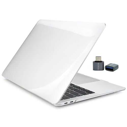 McStorey MacBook Pro Kılıf 14.2 inç M5-M4-M3-M2-M1 Uyumlu Kristal Parlak Sert Kapak İnce Hafif Çizilme Darbe Koruyucu Şeffaf TPU Hard Case Şeffaf