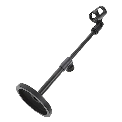 CORHAD マイクスタンド mic stand microphone stand グースネックマイク三脚 卓上三脚 マイクアクセサリ ストリーミング アクセサリ 金属 Black