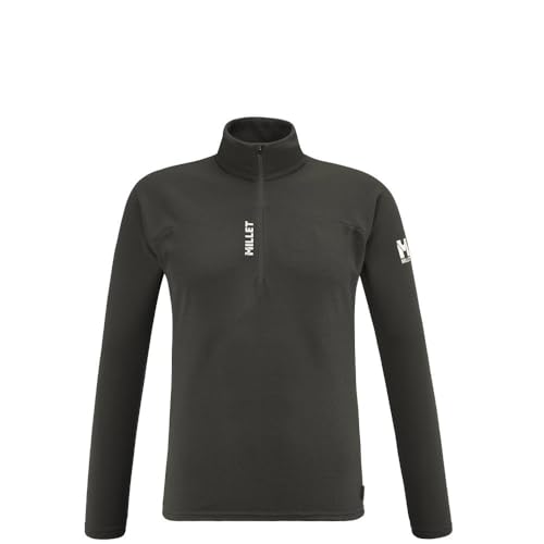 MILLET - K Lightgrid PO M - Polaire Légère Homme - Alpinisme, Approche, Randonnée, Lifestyle, Black - Noir