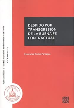 Portada de Despido por transgresión de la buena fe contractual