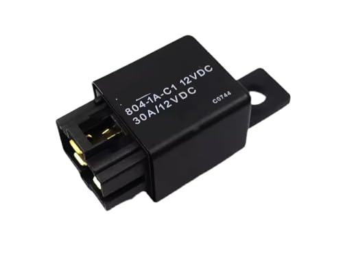 Relais 12V 30A 804-1A-C1 pour rénovation électrique automobile et domotique, 5pcs