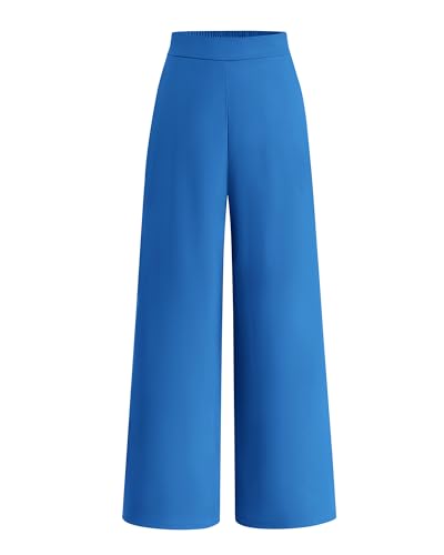 BTFBM Women High Waisted Wide Leg Pants Fall 2025 Business Casual Work Dress Pants Loose Office Palazzo Trousers Pockets