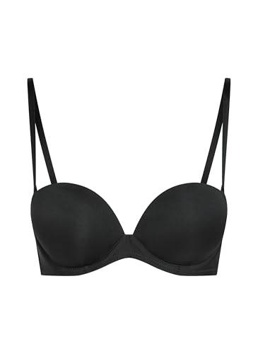 Hunkemöller Damen Vorgeformter Strapless-Maximizer-BH B75, Black