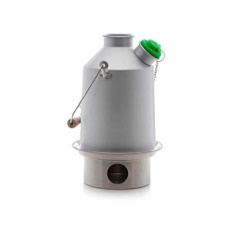 Scout 41 oz. Anodized Aluminum Kelly Kettle® (1.2 ltr) Rocket Stove Boils water Ultra Fast with just sticks/twigs. Enables You to Rehydrate Food or Cook a Meal. For Camping, Fishing, Emergency Cover