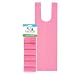 Dog Bag Tie Handle Pet Dispensable Bags on a Roll, Pink