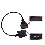 NZLKPNQQ for Mercedos Sprinter 14pin to 16pin 14 pin to obdii obd2 OBD ii OBD 2 16 pin Adapter(14 to 16 Pin N-issan)