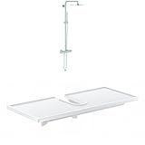 grohe euphoria cube xxl 230 shower system with thermostat Sicherer Brausegriff durch InnerWater Guide; Langlebige und kalkfreie Brausen mit SpeedClean