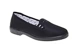 zapatillas mujer por mayor  Zapatilla Especial pies delicados señora Mayor, Tejido Acolchado climanil (Negro, Numeric_38)
