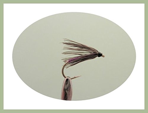 6 Pack of Snipe and Purple Wet Fishing Flies, Choice (14/16)