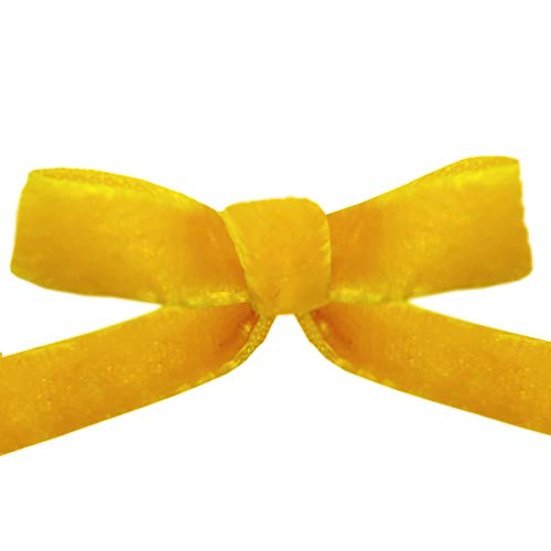 Ruban Jaune Maïs Nylvalour de Morex pour Déco de Table - 4
