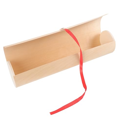 Beavorty Caja Multifuncional de Madera Tapa para Guardar Botellas de Vino y Objetos Decorativos, Adecuado para Uso en Hogar y Oficina
