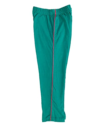 Image of indi weaves Girls Cotton Solid Capri 3 /4th Leggings (Pack of 2)