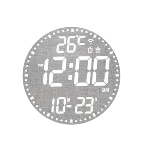 Horloge électronique numérique Colorverie contre les reflets de lumière