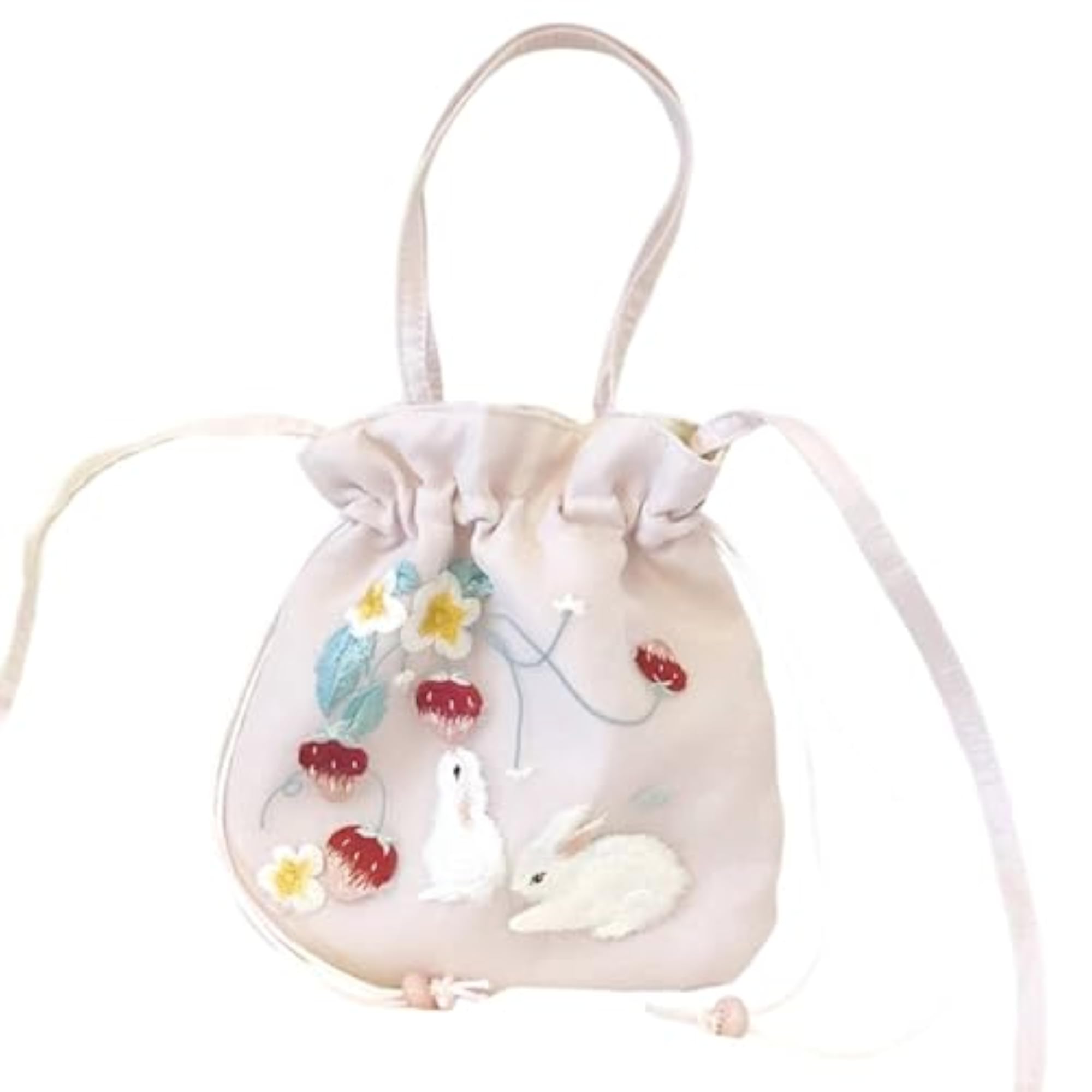 Traditional Chinese Accessory Bag with Drawstring Closure
